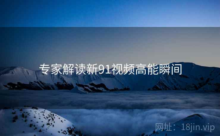 专家解读新91视频高能瞬间