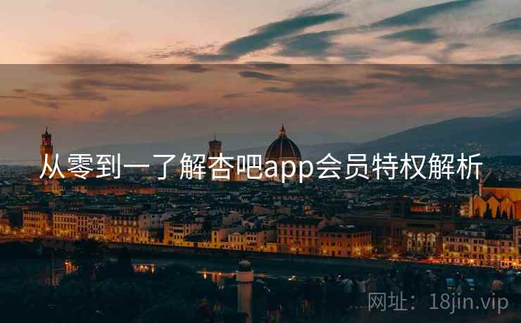 从零到一了解杏吧app会员特权解析