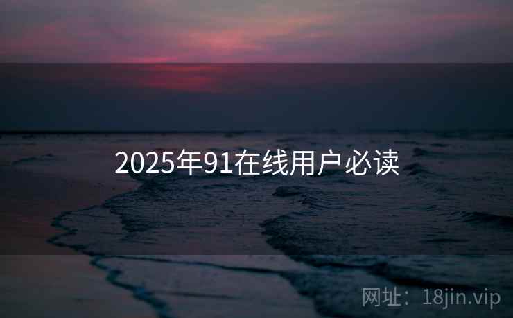 2025年91在线用户必读